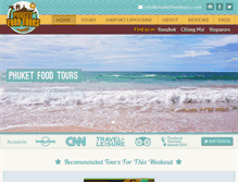 Tablet Screenshot of phuketfoodtours.com